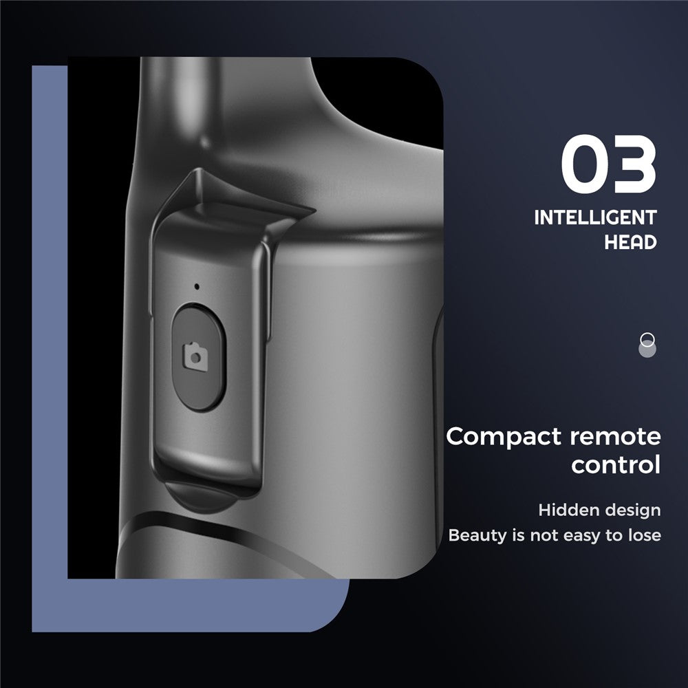 Q12 Gesture Control AI Intelligent Auto Tracking Phone Gimbal with Bluetooth-compatible Remote for Live Streaming