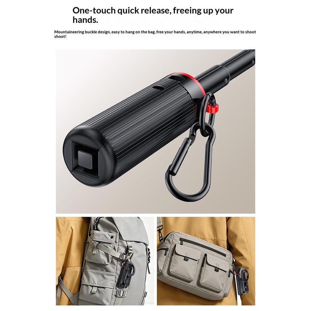 YESIDO SF35 Handheld Magnetic Selfie Stick Bluetooth-compatible Remote Control Telescopic Tripod Stand