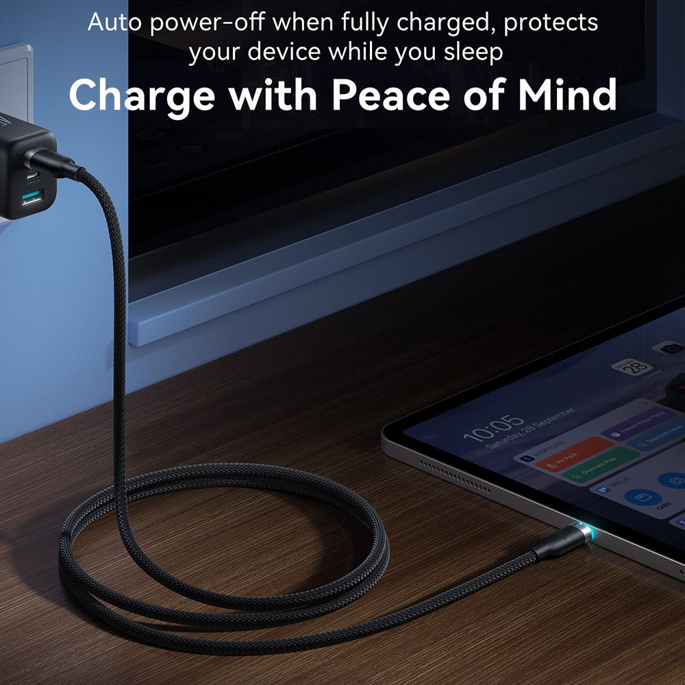 JOYROOM S-A63 1.2m USB-C to USB-C Cable 100W Fast Charging Data Cord