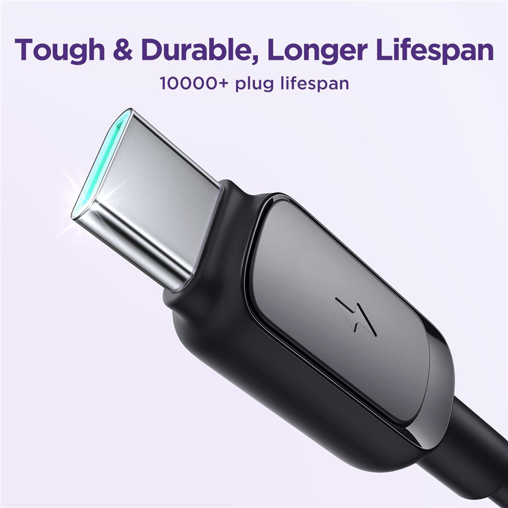 JOYROOM S-AC027A14 Multi-Color Series for iPhone 16-15 Series 1.2m 3A USB-A to Type-C Data Cable TPE Fast Charging Cord