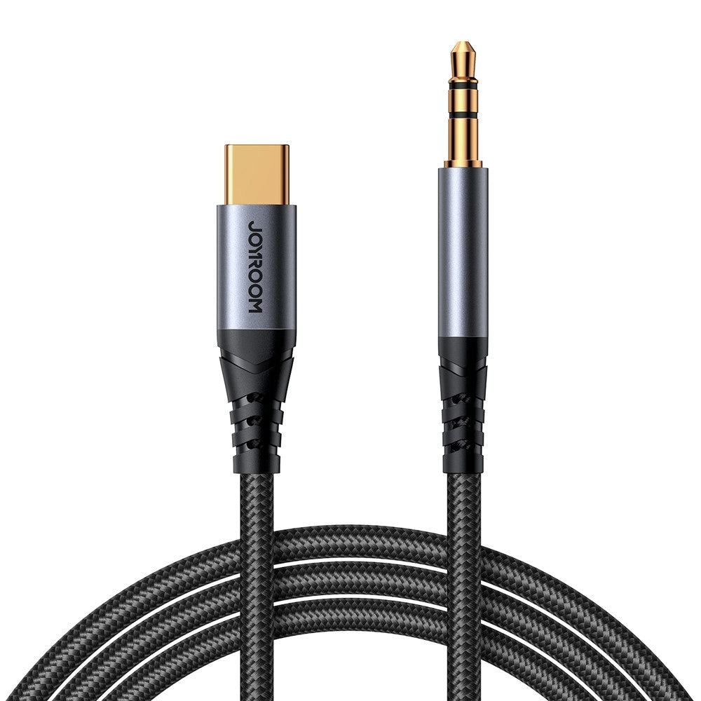 JOYROOM SY-A07 for iPhone 15 Series AUX Audio Cable Type-C to 3.5mm 1.2m Audio Adapter Hi-Fi Headphone Car Stereo Cord