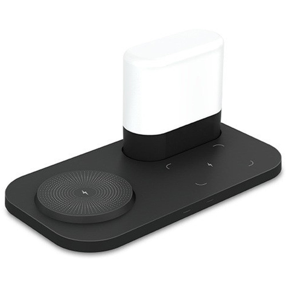 Wireless Charging Station with Night Light – Phone & Earphone Charging, Gift-Ready