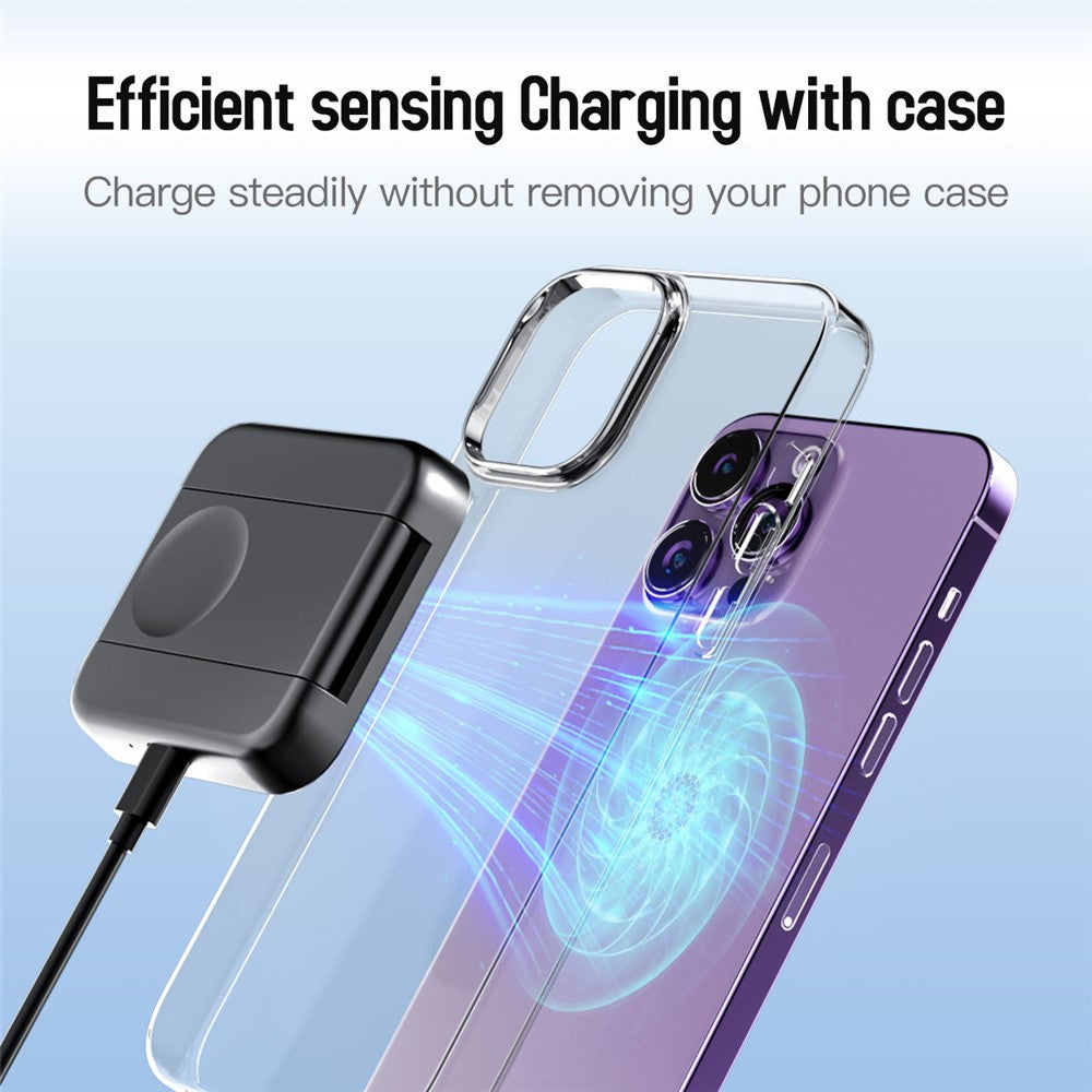 3-in-1 Wireless Charging Station with Foldable Watch Stand – for Apple Watch & Earphones