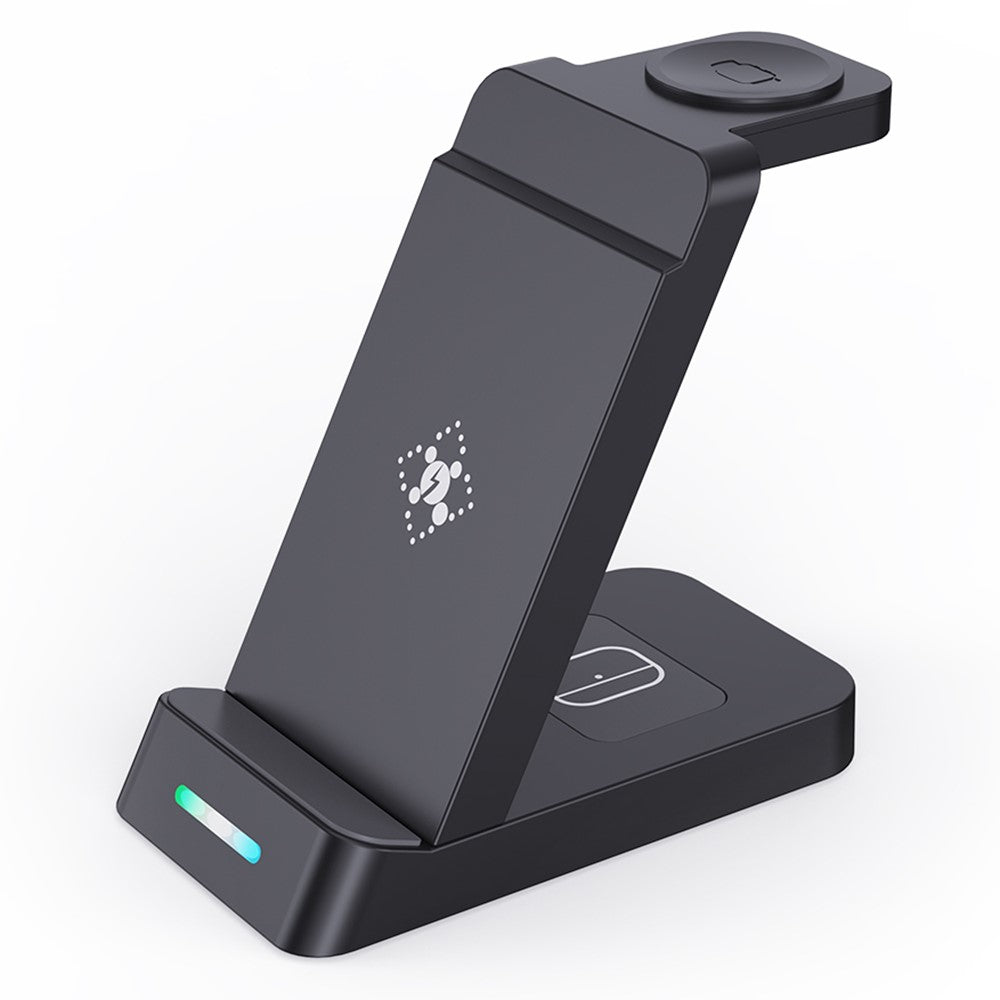 3-in-1 Foldable Wireless Charger – Camera-Friendly Design for Samsung Galaxy Watch