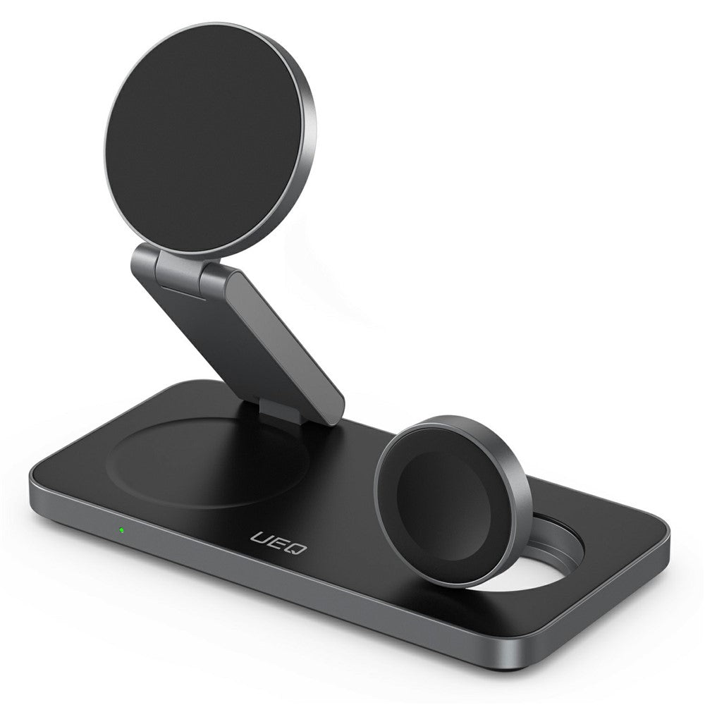 3-in-1 Foldable MagSafe Wireless Charging Stand – for iPhone, Apple Watch & AirPods