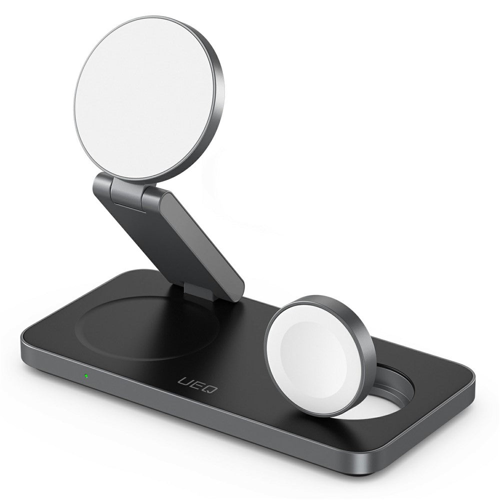 3-in-1 Foldable MagSafe Wireless Charging Stand – for iPhone, Apple Watch & AirPods