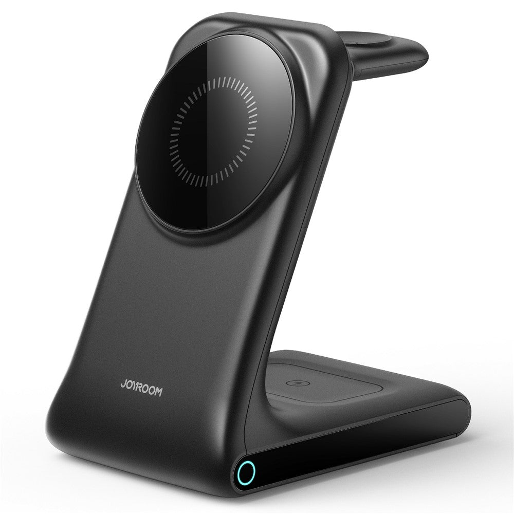 JOYROOM JR-W15 3 in 1 Magnetic Desktop Wireless Charger for iPhone / Apple Watch / Airpods 15W Charging Stand