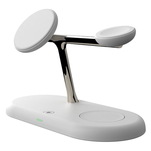 3-in-1 Magnetic Wireless Charging Dock with Night Light – Phone, Watch & AirPods