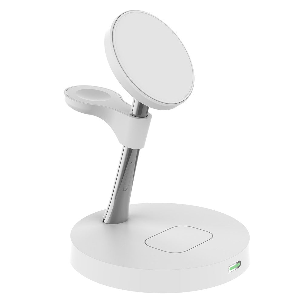 3-in-1 Magnetic Wireless Charging Station with Night Light – Phone, Watch & AirPods