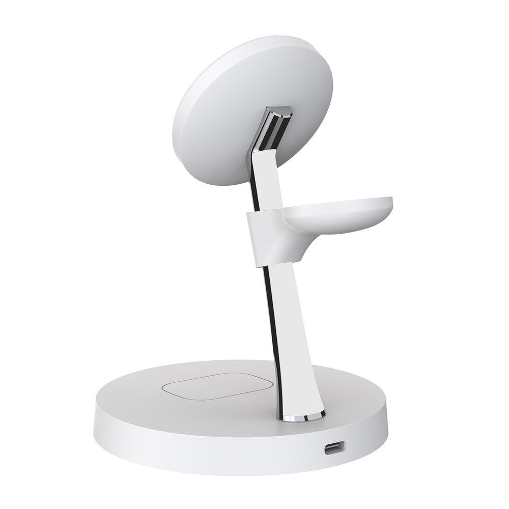 3-in-1 Magnetic Wireless Charging Station with Night Light – Phone, Watch & AirPods