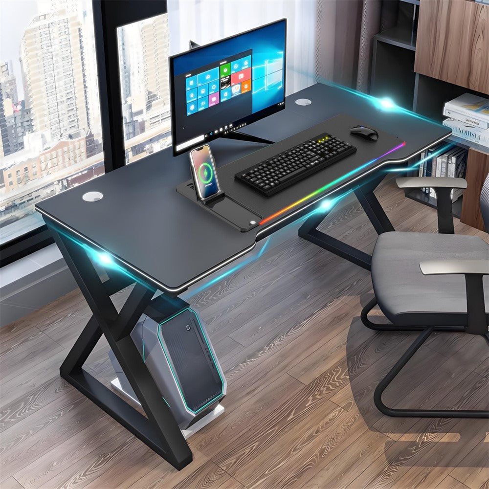 15W Wireless Charging Mouse Pad – Foldable, LED Illuminated