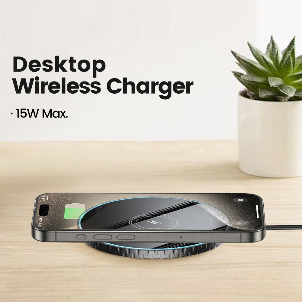 TOOCKI Ultra-Thin Wireless Charging Pad – 15W Fast Charging