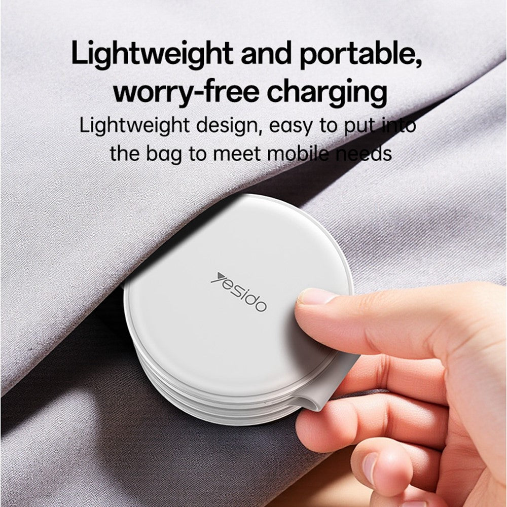 YESIDO DS29 5-in-1 Foldable Wireless Charger with Storage Box