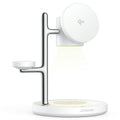 JOYROOM JR-W23 Qi2 4 in 1 Wireless Charger with Night Light Phone Watch Earbuds Charging Stand