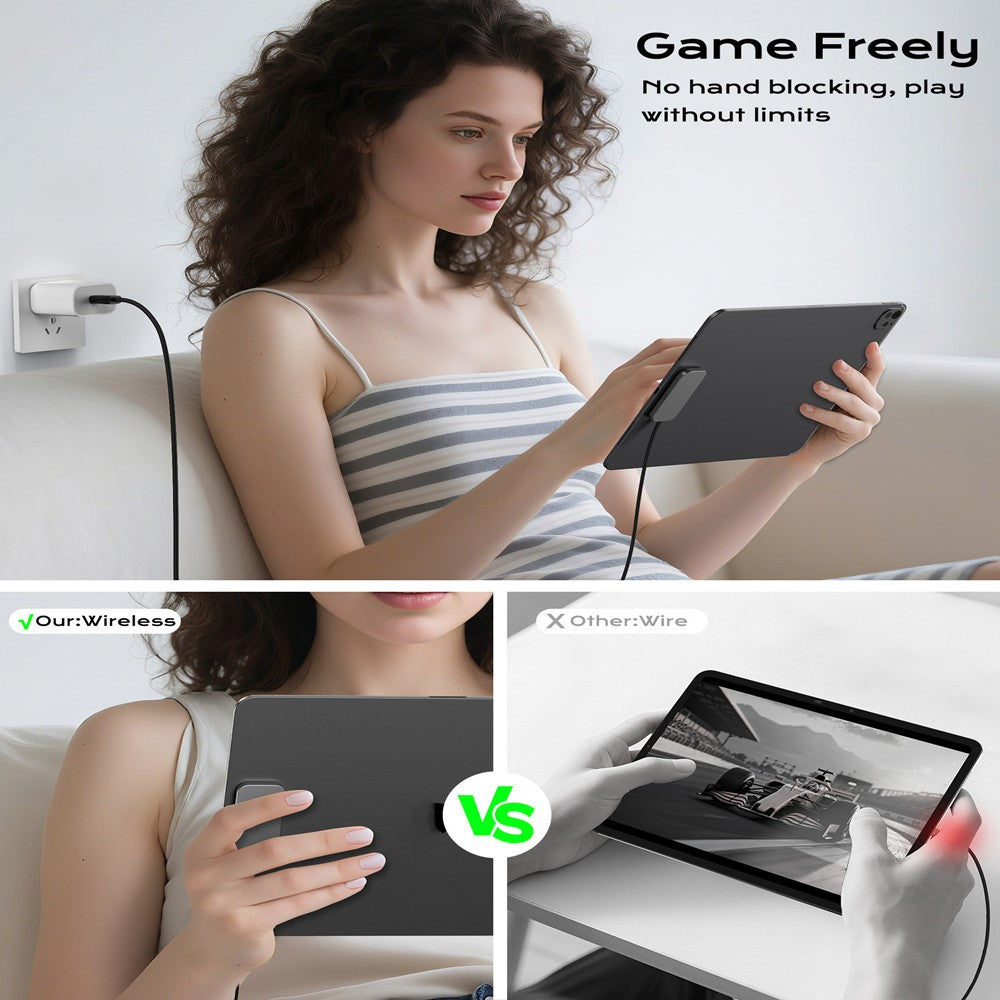 Magnetic Wireless Charger for iPad Air 13 & iPad Pro 12.9 – Fast Charging Pad with USB