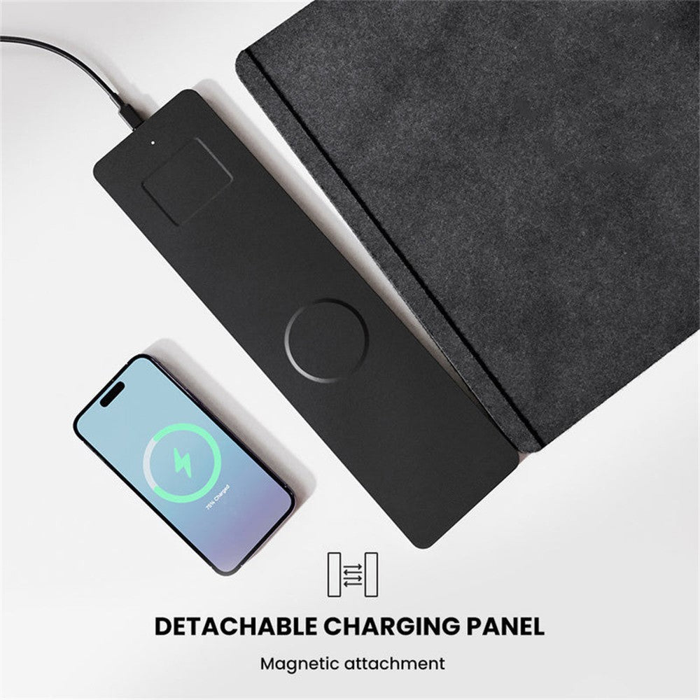 Large Wireless Charging Mouse Pad – Waterproof Desk Mat, Fast Charge
