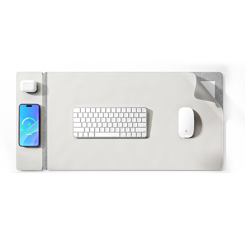 Large Wireless Charging Mouse Pad – Waterproof Desk Mat, Fast Charge