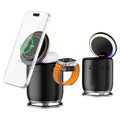 5-in-1 Qi2 Magnetic Wireless Charger with Bluetooth Speaker & RGB Light