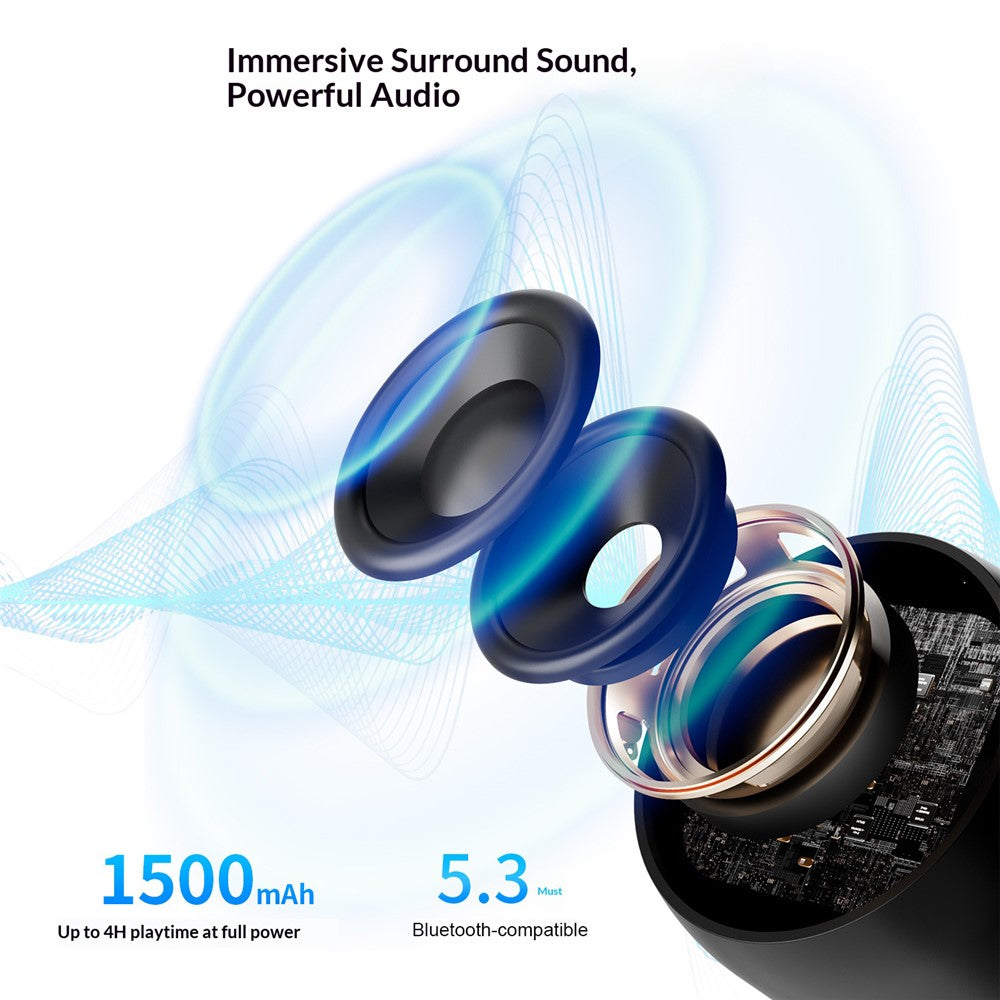 5-in-1 Qi2 Magnetic Wireless Charger with Bluetooth Speaker & RGB Light