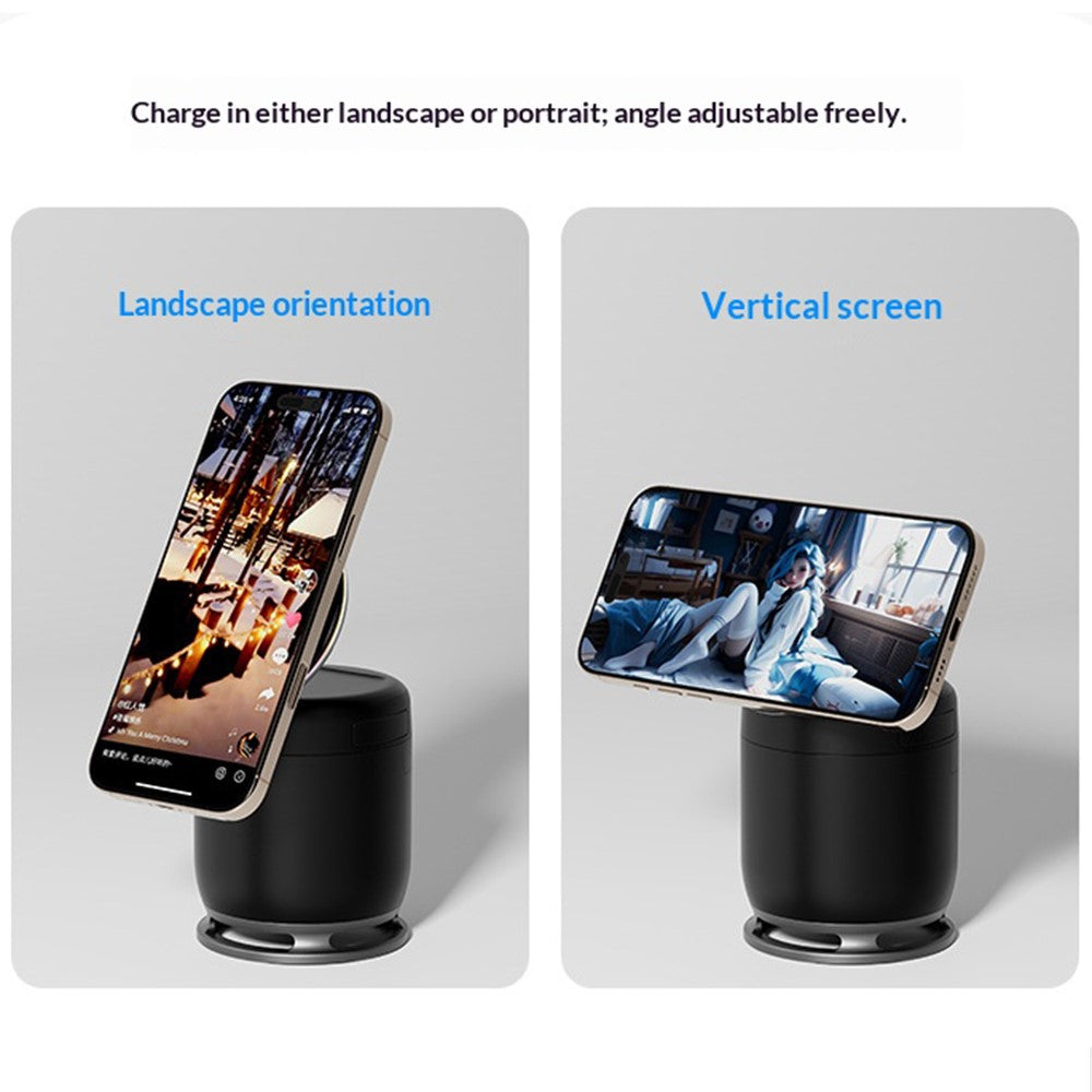 5-in-1 Qi2 Magnetic Wireless Charger with Bluetooth Speaker & RGB Light