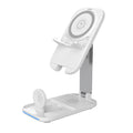 3-in-1 Foldable Magnetic Wireless Charging Stand – Phone, Smart Watch & Earbuds