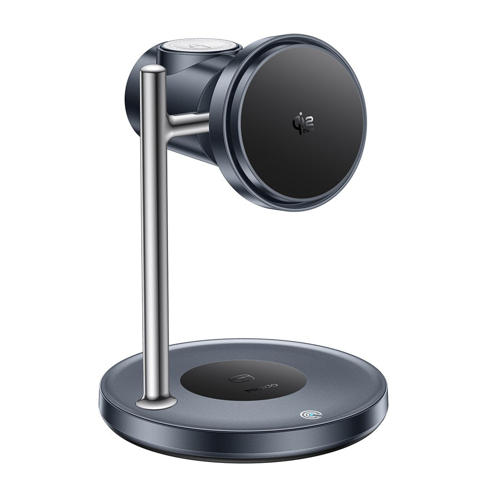 YESIDO DS40 25W Wireless Charging Stand with Cooling Fan – for Samsung & iWatch