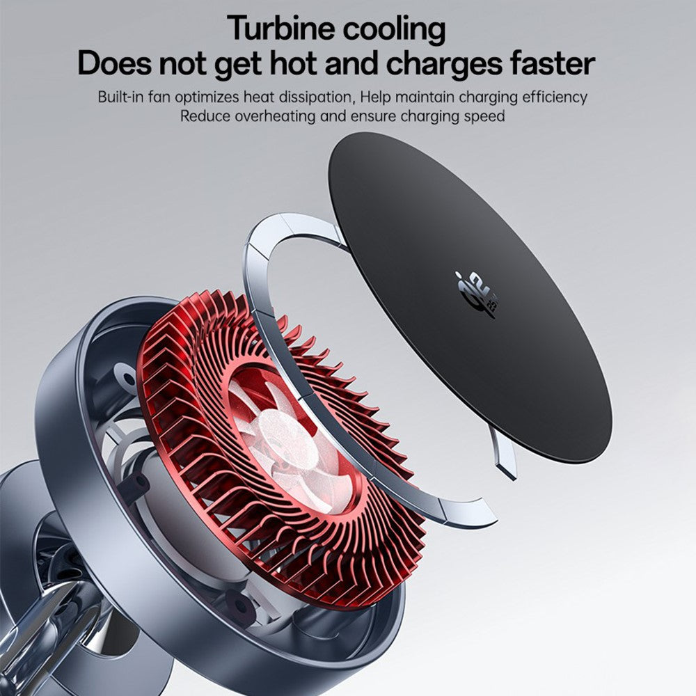 YESIDO DS40 25W Wireless Charging Stand with Cooling Fan – for Samsung & iWatch