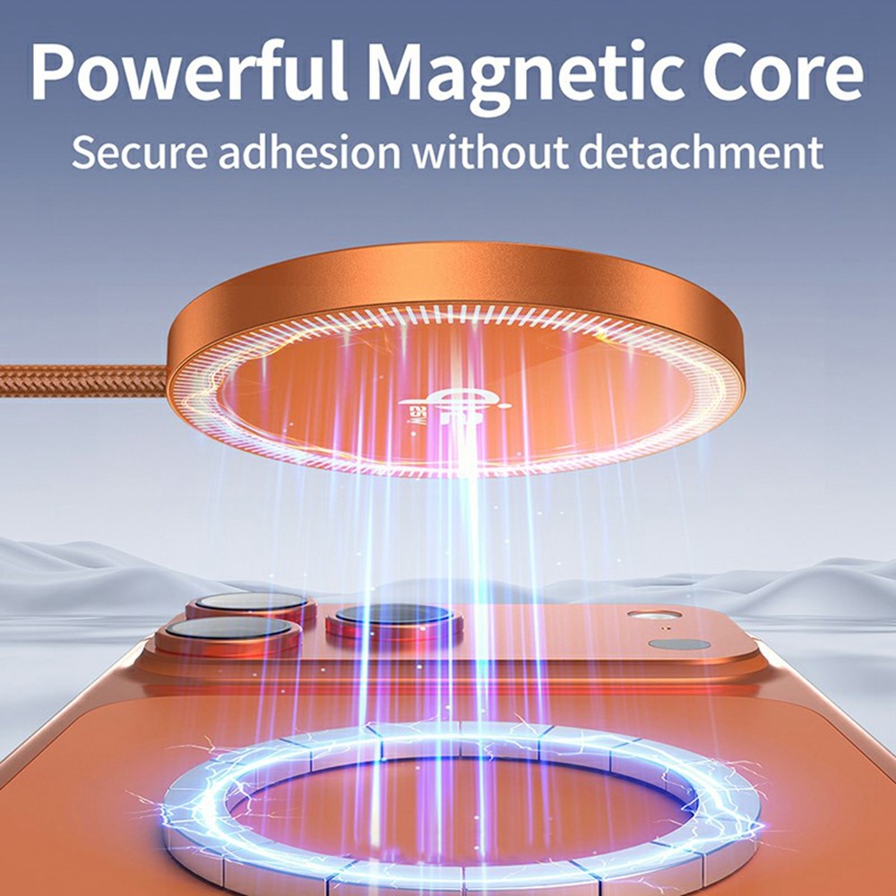 Portable 25W MagSafe-Compatible Wireless Charging Pad – Qi2 Certified