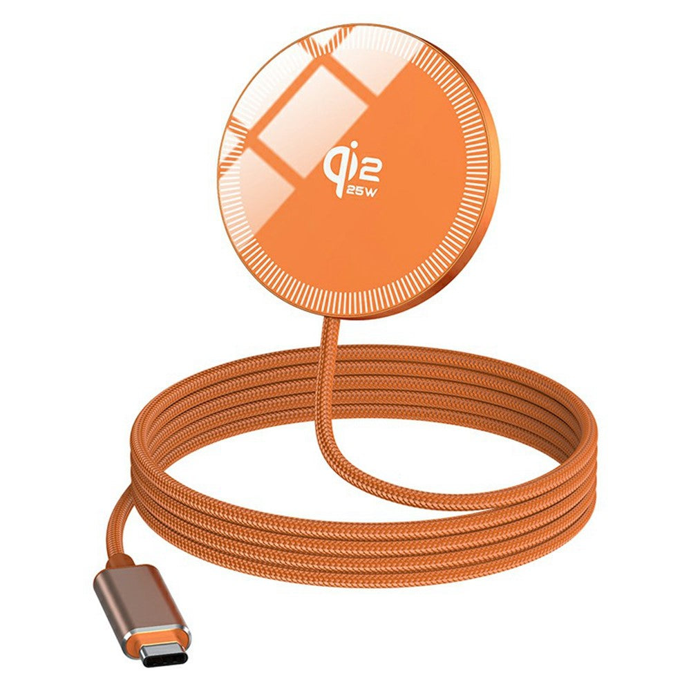 Portable 25W MagSafe-Compatible Wireless Charging Pad – Qi2 Certified