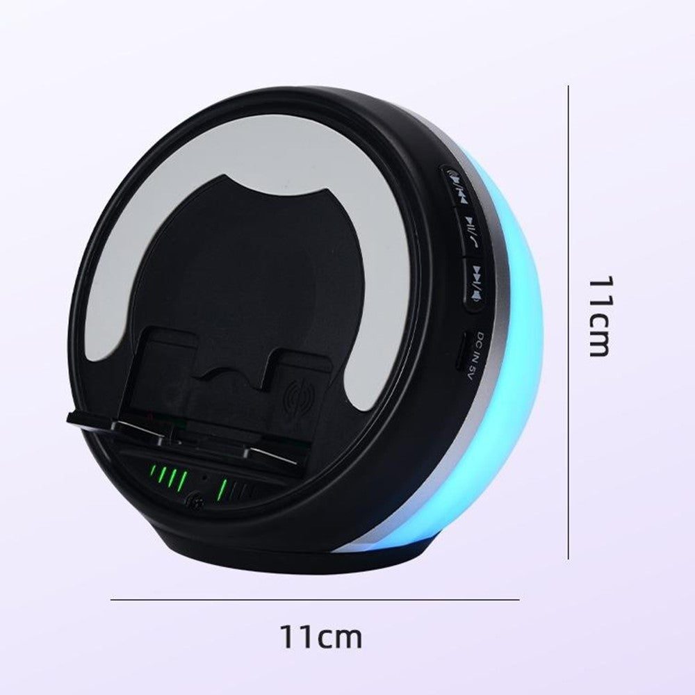 F36 Bluetooth Speaker with Phone Stand – Magnetic Induction, RGB Light