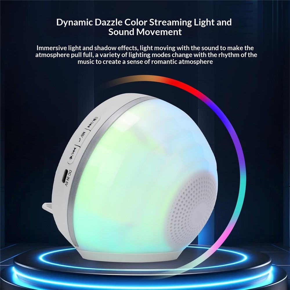 F36 Bluetooth Speaker with Phone Stand – Magnetic Induction, RGB Light