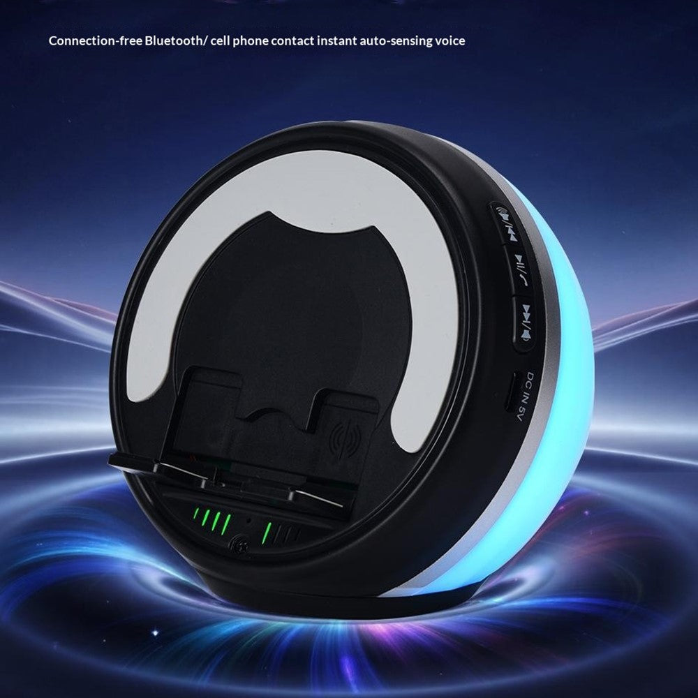 F36 Bluetooth Speaker with Phone Stand – Magnetic Induction, RGB Light