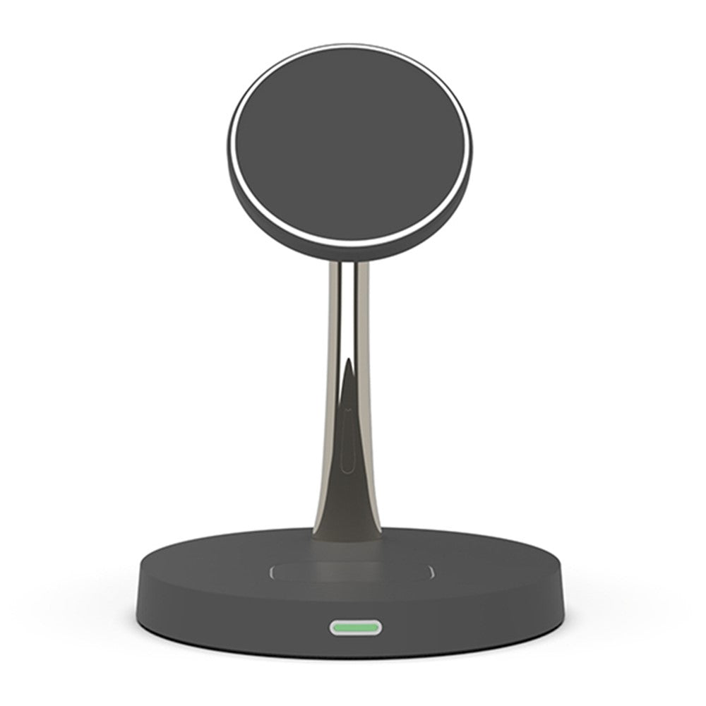 15W Magnetic Wireless Charging Station with Night Light – QI Certified