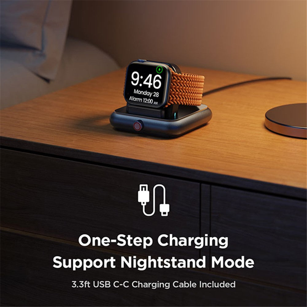 JOYROOM JR-WQW03 Magnetic Wireless Watch Charger for iWatch Adjustable Charger with Nightstand Mode