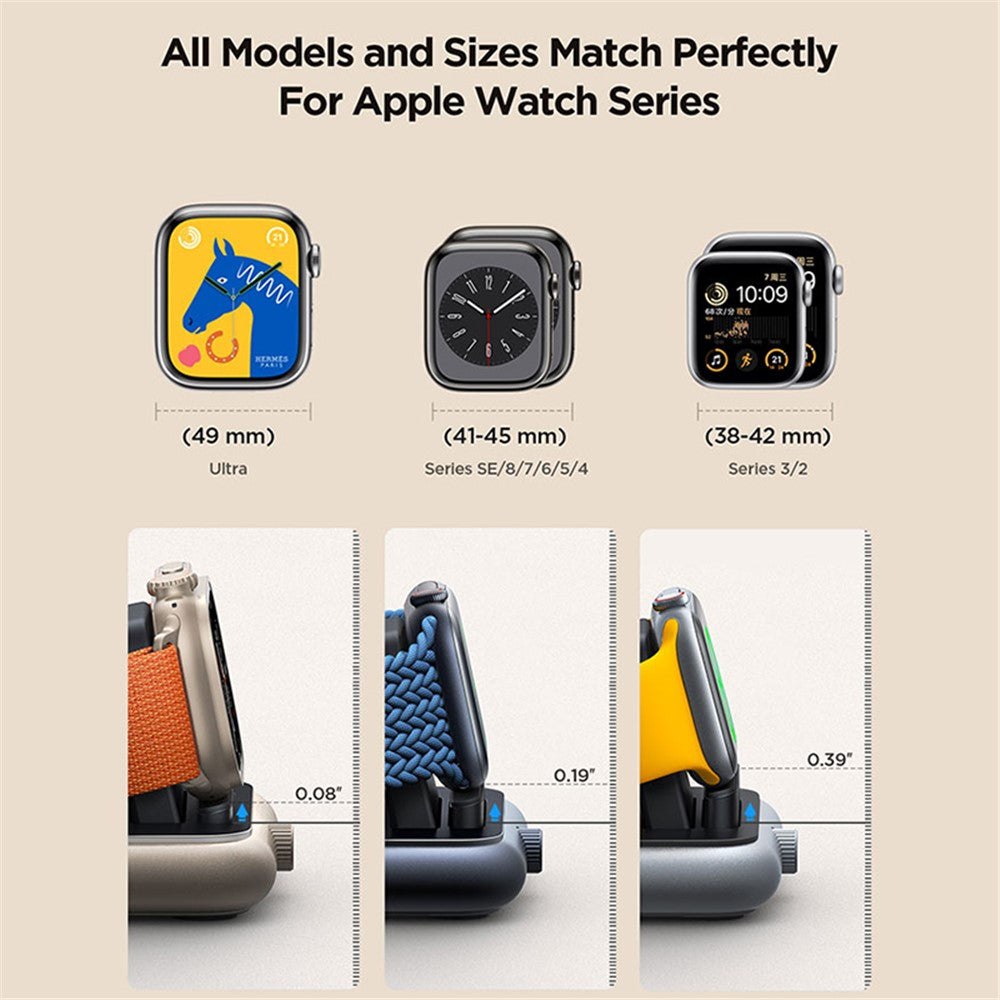 JOYROOM JR-WQW03 Magnetic Wireless Watch Charger for iWatch Adjustable Charger with Nightstand Mode