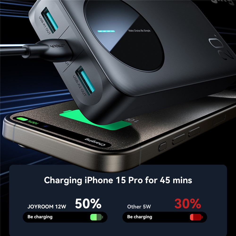 JOYROOM JR-PBF14 20000mAh 2.4A Output Power Bank Phone External Battery