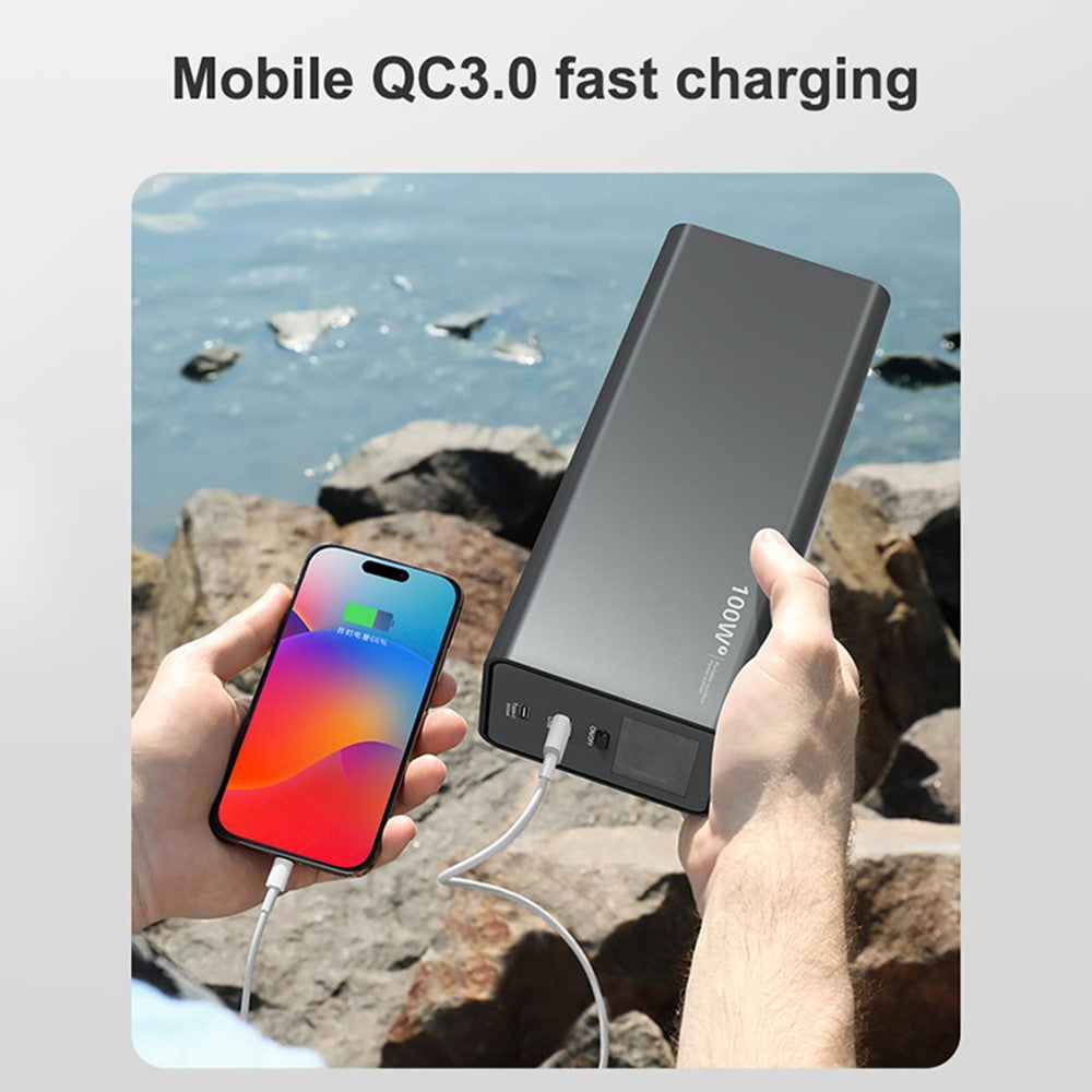 SKA100F 100W 27000mAh Power Bank 220V Outdoor Energy Storage Station for Laptop / Phone / Tablet