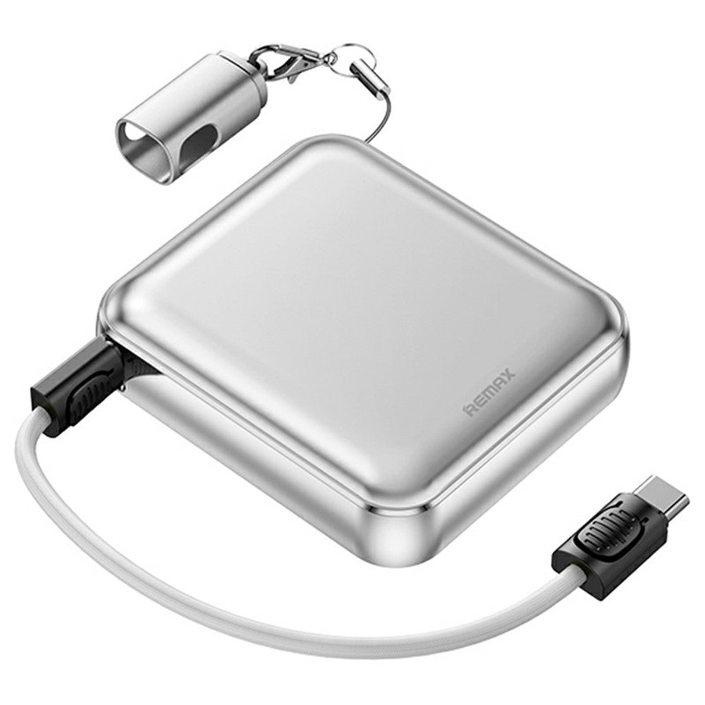 REMAX FCP-9 22.5W Mini Fast Charging Power Bank 10000mAh Aluminum Alloy Portable Charger with Lanyard