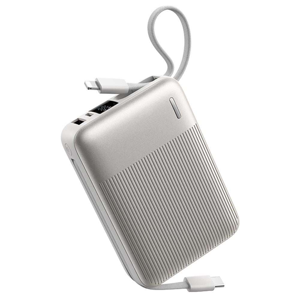 REMAX FC-06 22.5W Power Bank 20000mAh Portable Charger with Built-In Fast Charging Cable