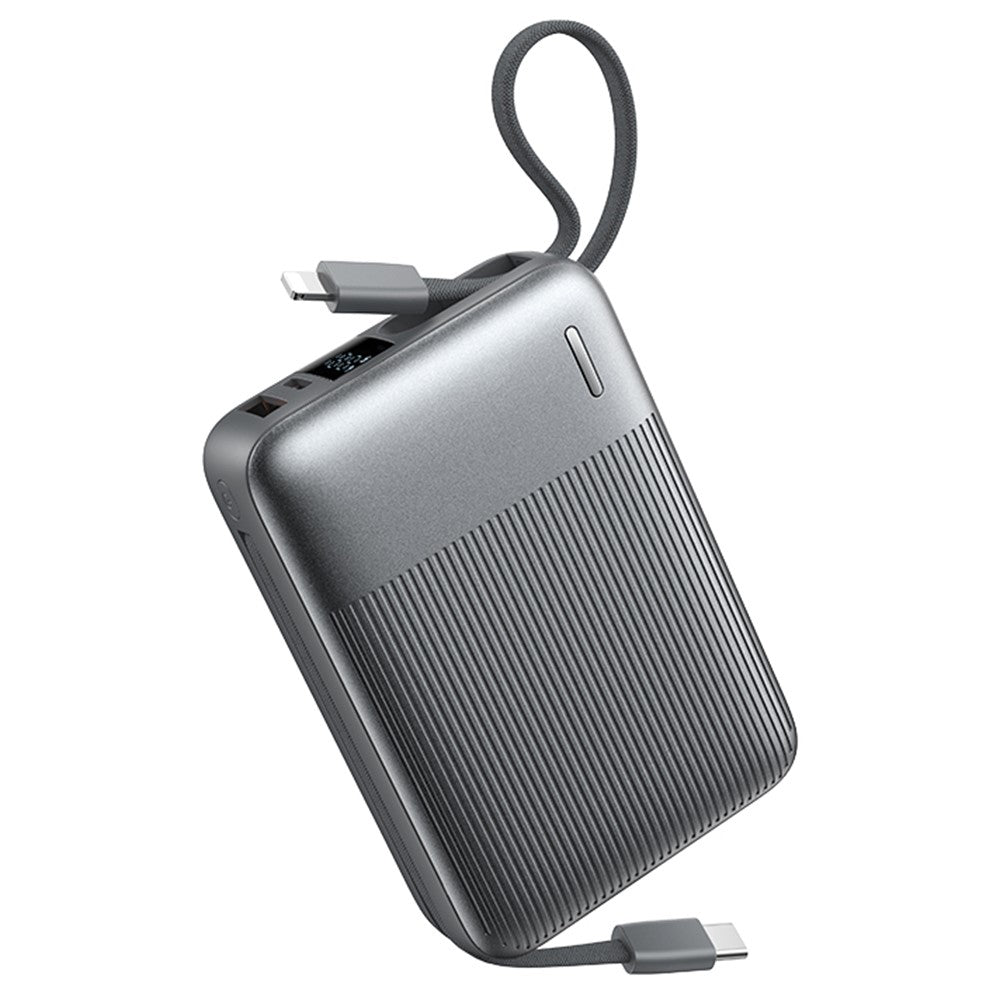 REMAX FC-06 22.5W Power Bank 20000mAh Portable Charger with Built-In Fast Charging Cable