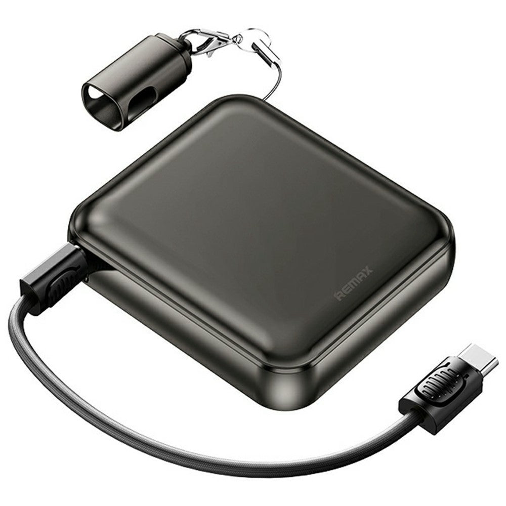 REMAX FC-07 20000mAh Power Bank 22.5W Fast Charging Aluminum Alloy Mini Charger with Lanyard Cable
