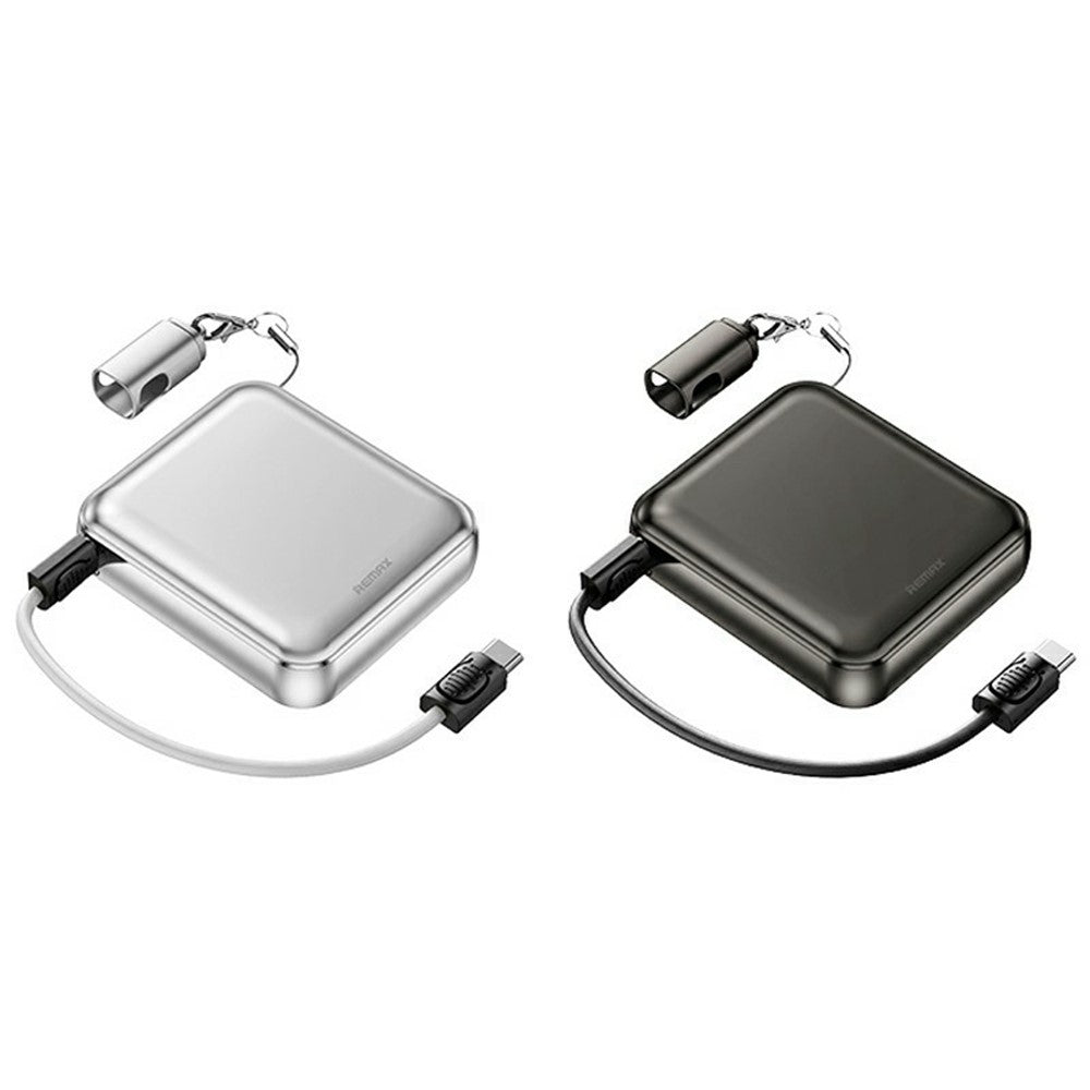 REMAX FC-07 20000mAh Power Bank 22.5W Fast Charging Aluminum Alloy Mini Charger with Lanyard Cable