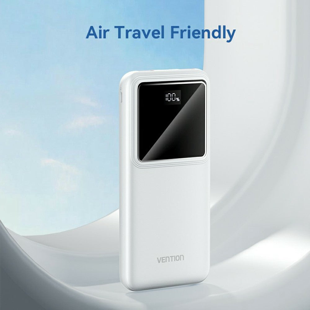 VENTION FHK Series 10000mAh 22.5W Power Bank Digital Display Portable Phone External Battery