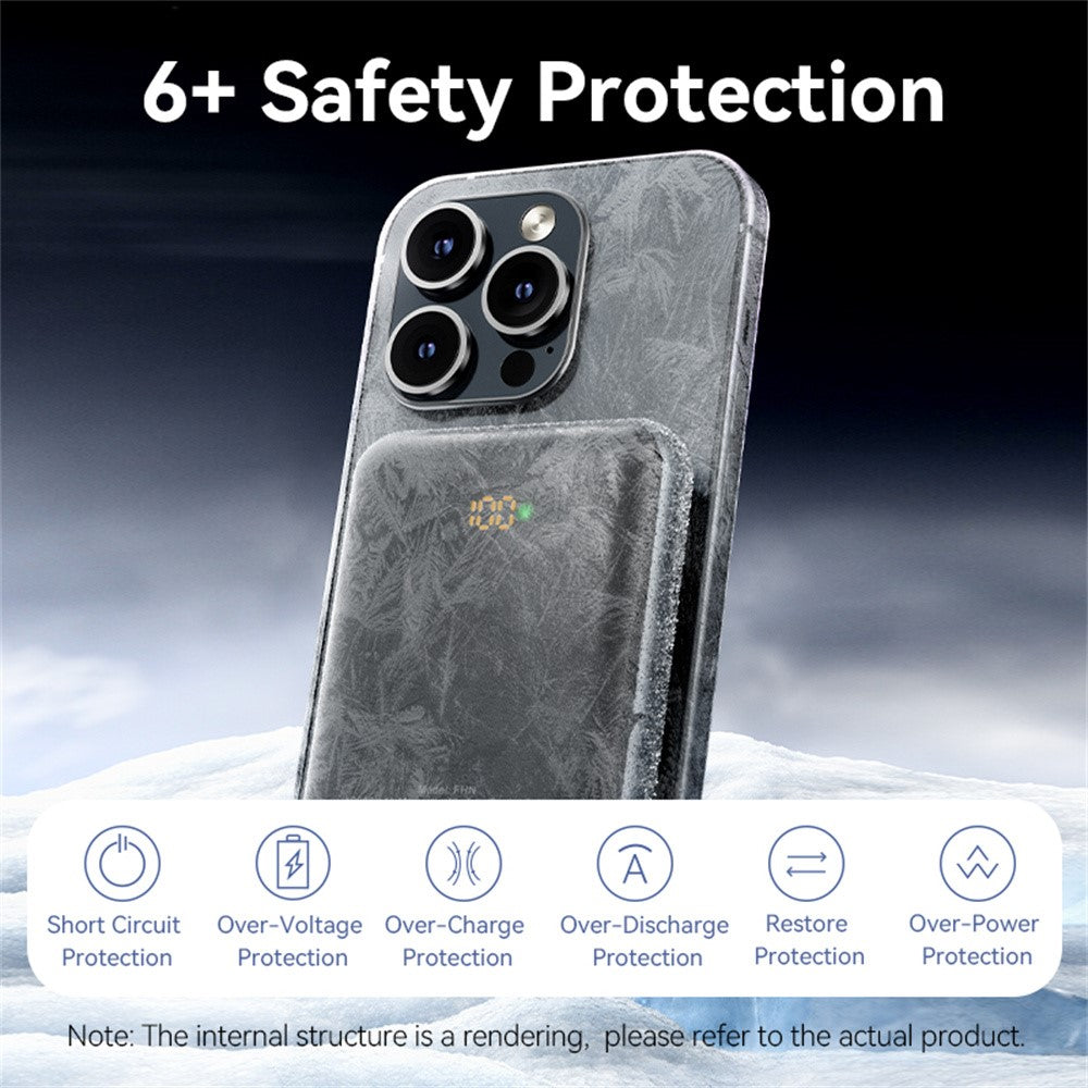 VENTION FHN Series 10000mAh Magnetic Wireless Charging Power Bank 20W Fast Charging Portable Charger