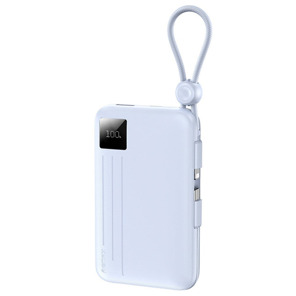 REMAX FC-13 22.5W Fast Charging 10000mAh Power Bank with Built In Type C + iP Cables Portable Charger