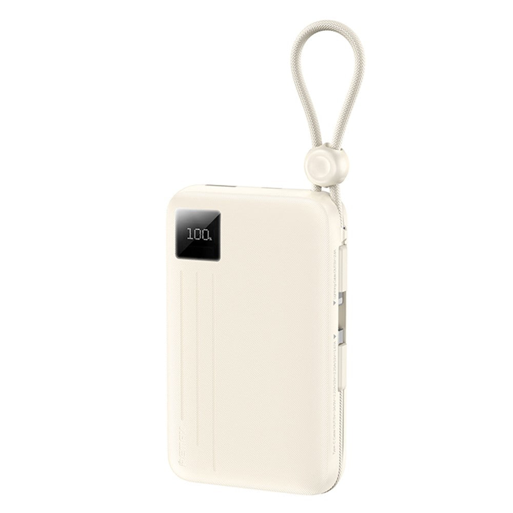 REMAX FC-15 20000mAh Power Bank 22.5W Fast Charging Portable Charger Built-In Dual Cables