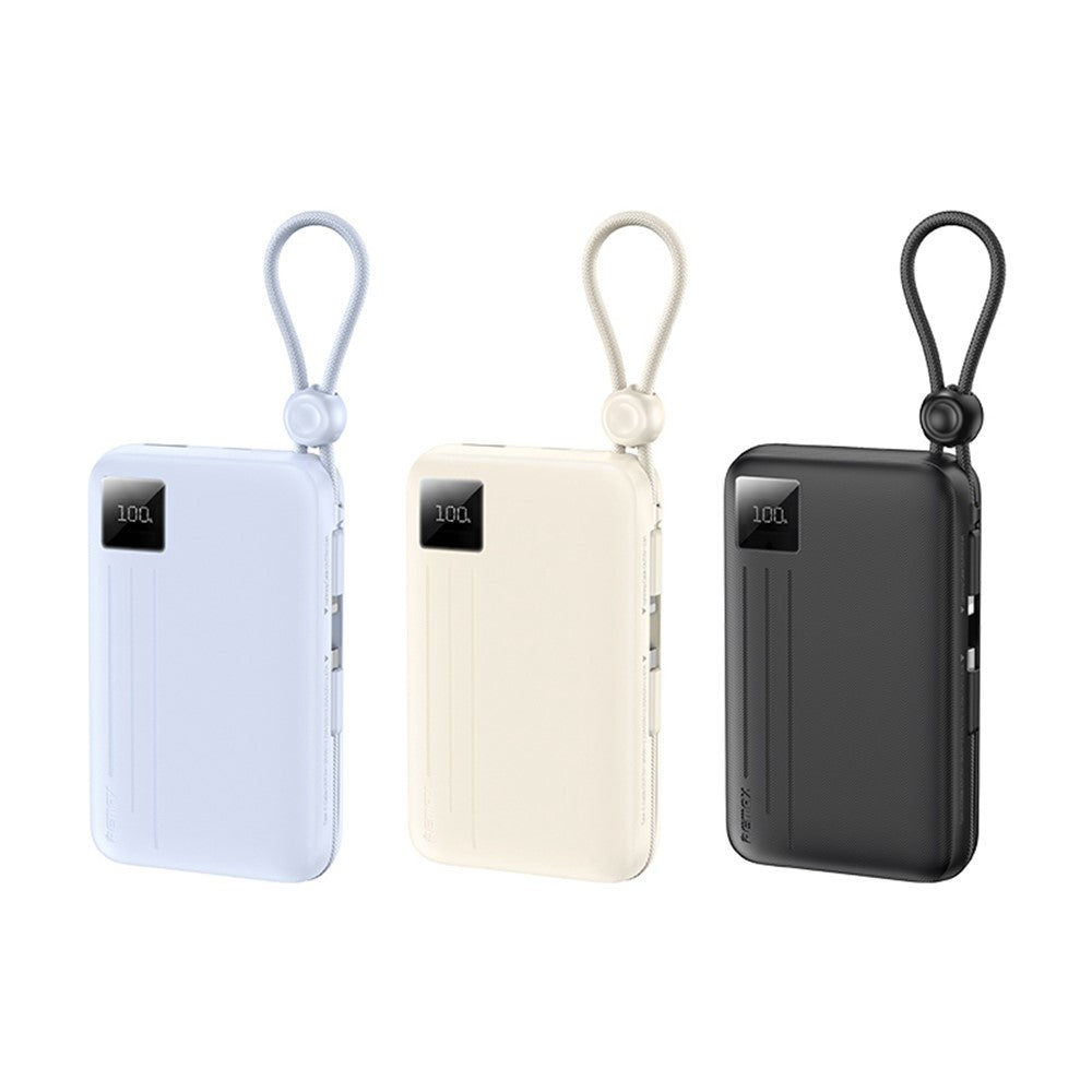 REMAX FC-15 20000mAh Power Bank 22.5W Fast Charging Portable Charger Built-In Dual Cables