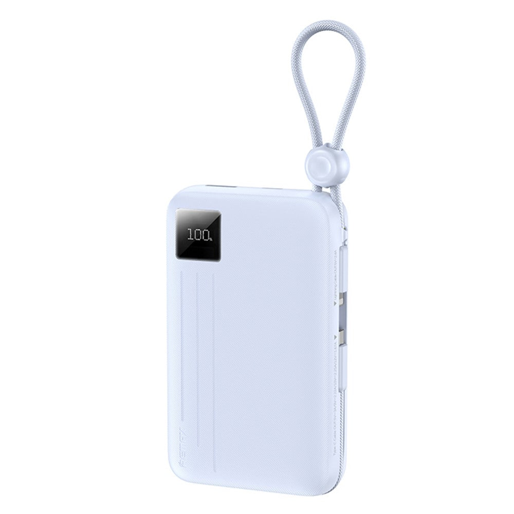 REMAX FC-15 20000mAh Power Bank 22.5W Fast Charging Portable Charger Built-In Dual Cables