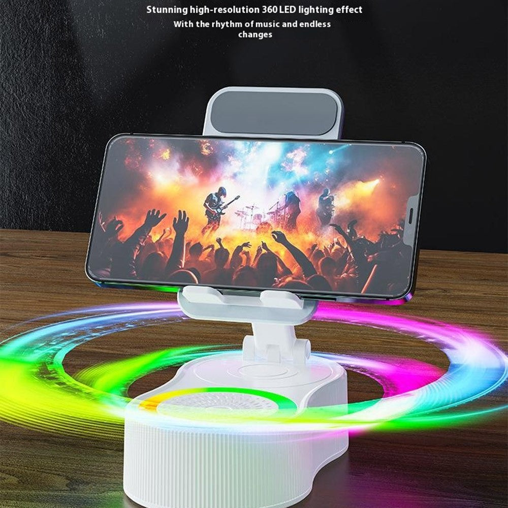 3-in-1 Bluetooth Speaker, Phone Stand & Power Bank – Ambient Light