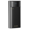 REMAX FC-12 Portable 20000mAh Power Bank Built In Type C  /  USB  /  iP Cables with LED Flashlight